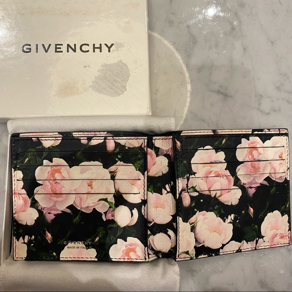 Givenchy floral bifold wallet